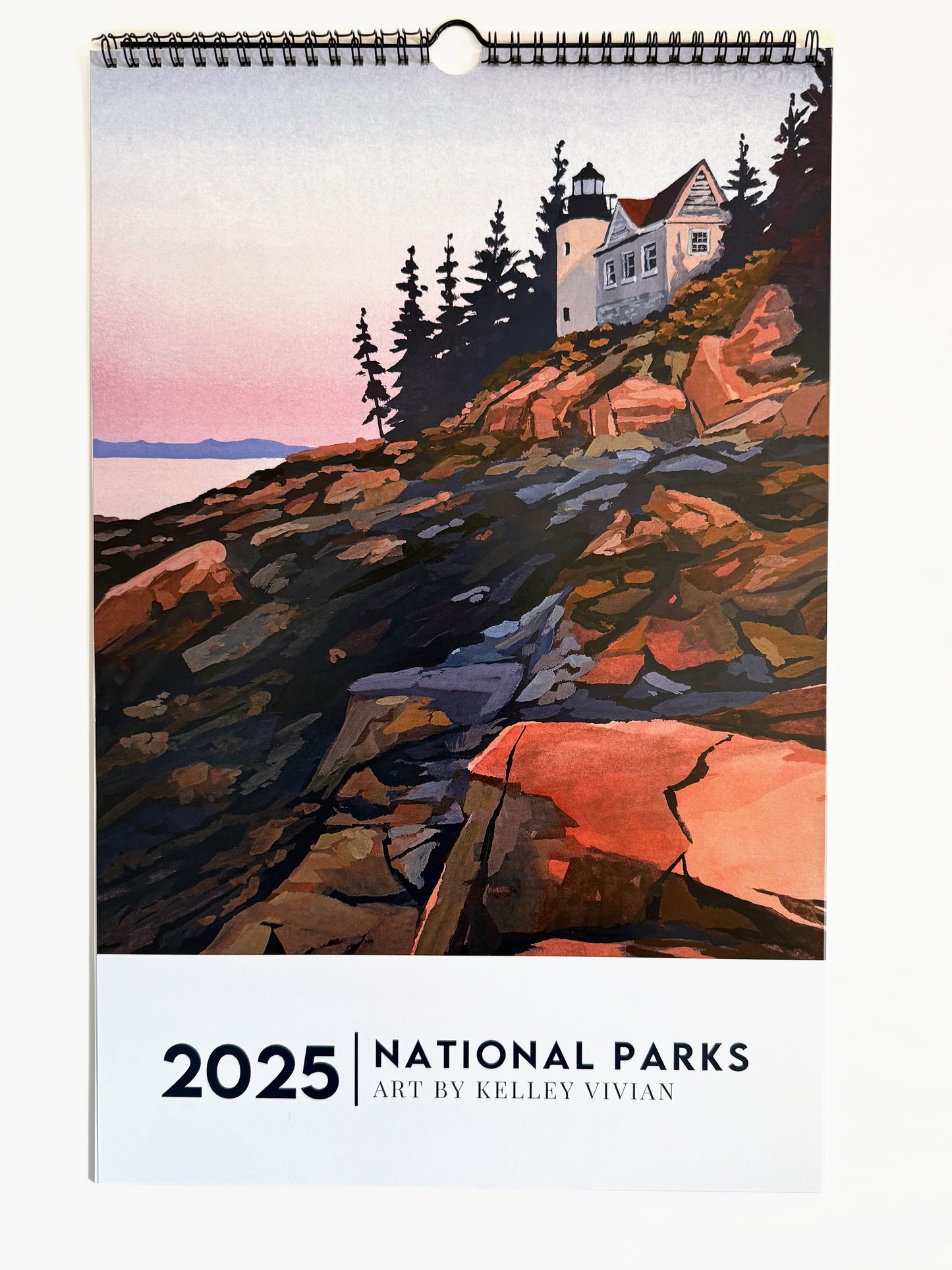 2025 National Parks Wall Art Calendar Kelley Vivian