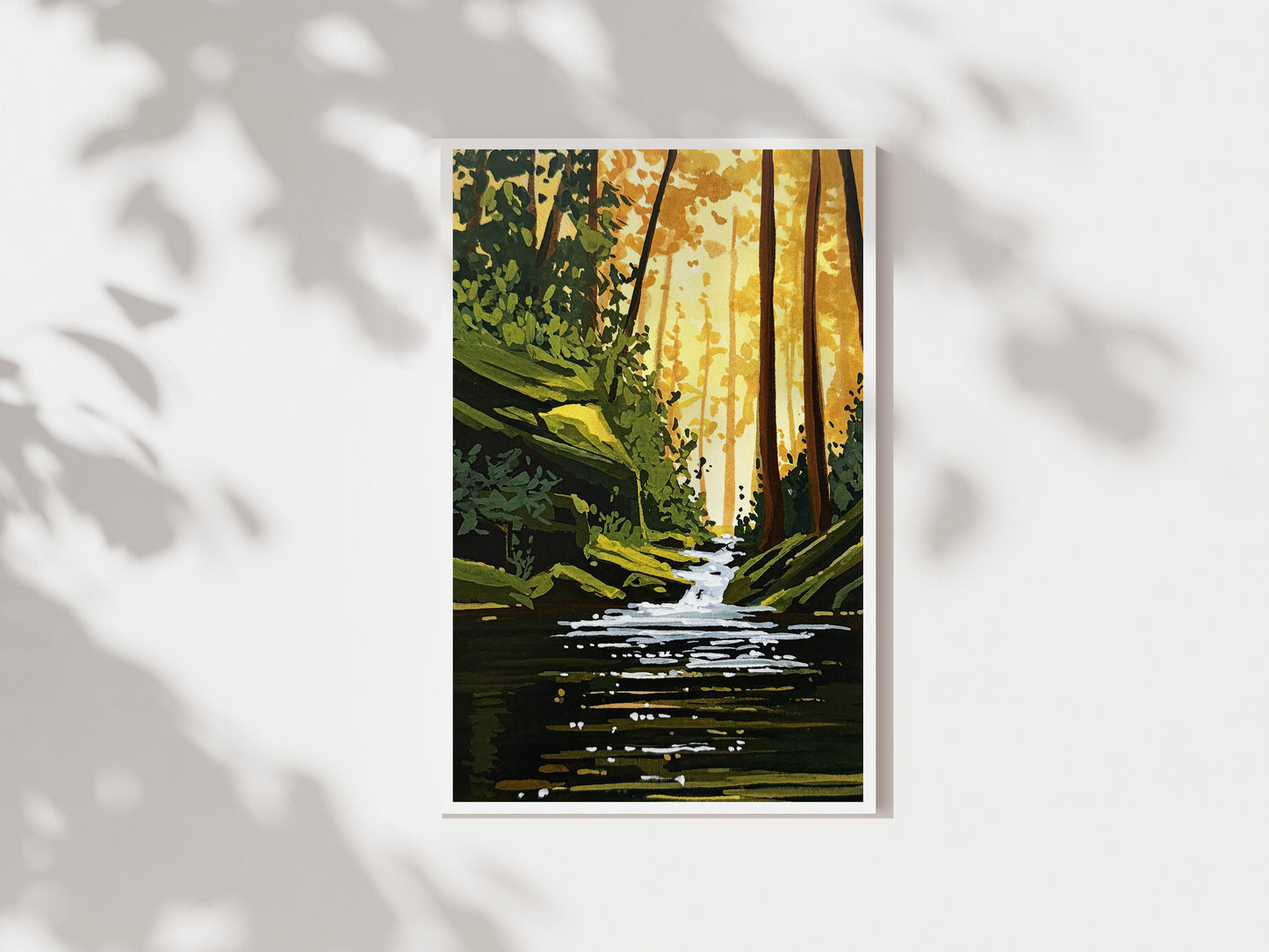 'Golden Falls' Print