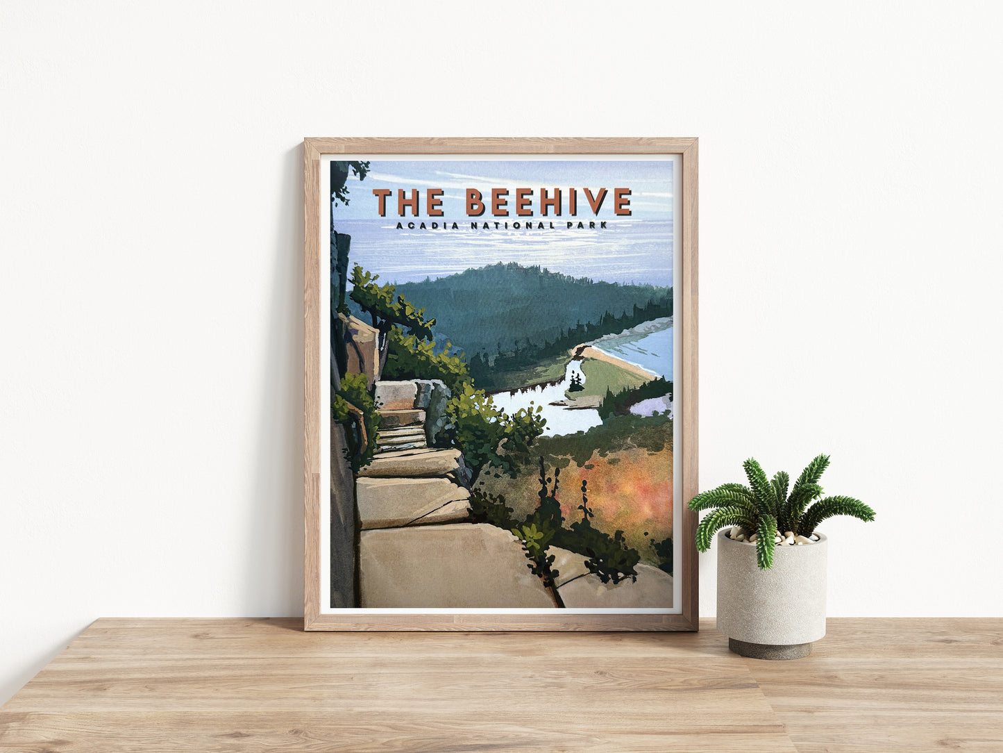 'The Beehive' Travel Poster